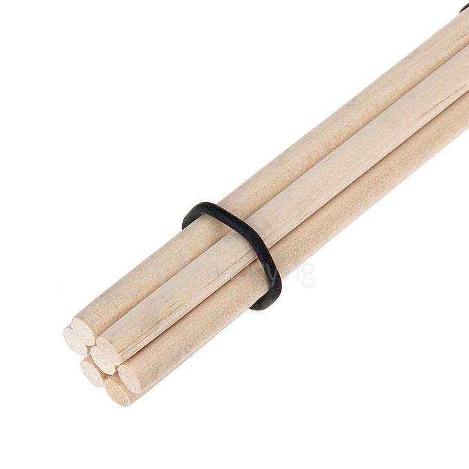 William WGS02 New Style Wood Bundle Drum Sticks - Black