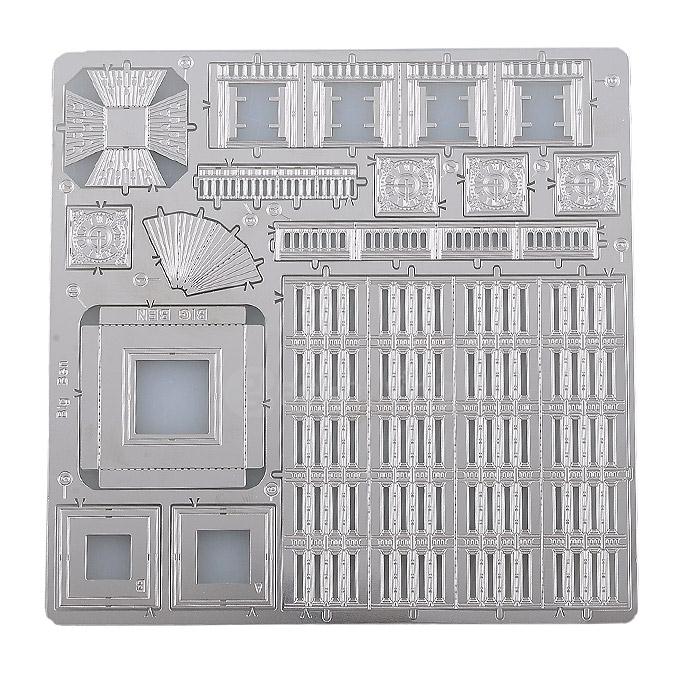 MINI DIY 3D Nanometal Model Big Ben Puzzle - Silver