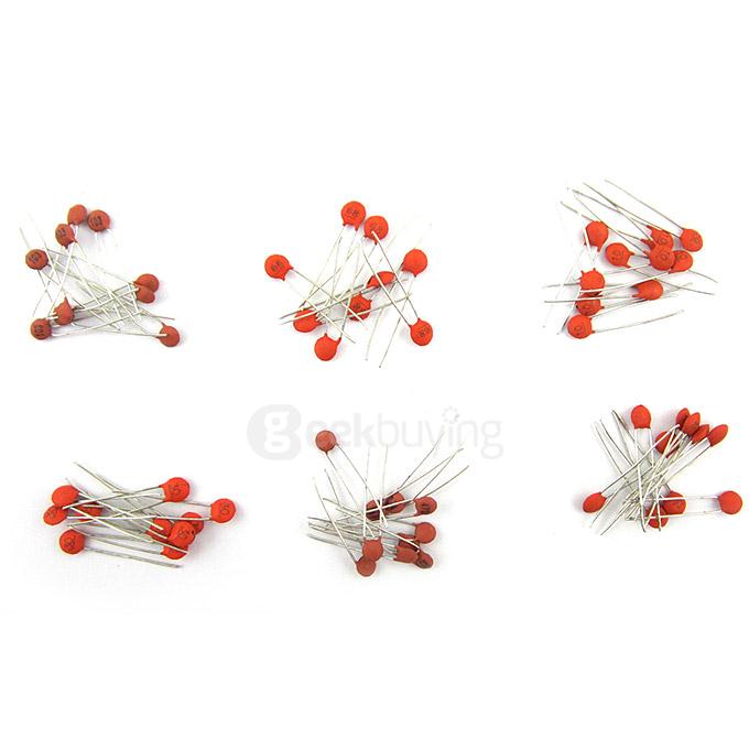DIP Ceramic Capacitor Pack 2pF-0.1uF/30x10 PCS for DIY project