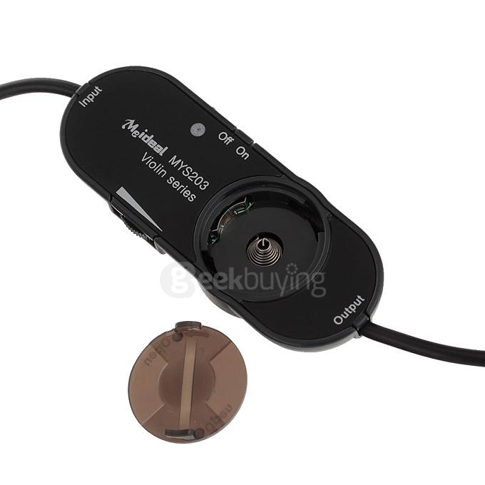 Meideal MYS203 Professional MIC Acoustic Pickup Pick Up for Violin Urheen Musical Instruments - Black