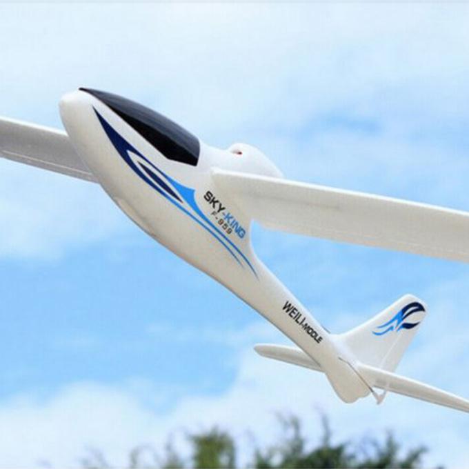 WLtoys F959 Sky King 2.4G 3CH RTF RC Airplane 750mm Wingspan With Led - Blue