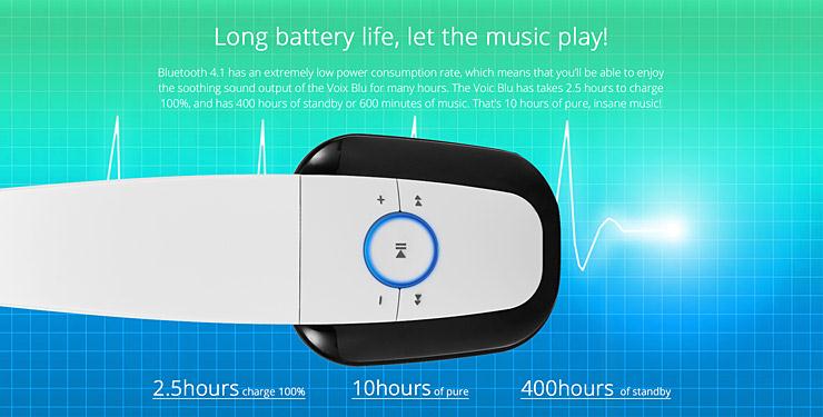 UMI VOIX BLU Wireless Bluetooth Headset BT4.0+EDR Handsfree Headphone With Mic For iPhone/iPad/HTC/Lenovo/Samsung/Tablet PC