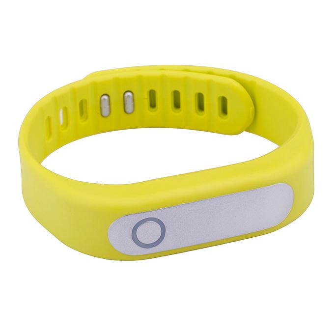 Mario Smart Sport Bracelet Bluetooth 4.0 Wristband Smartband Fitness Tracker Smart Watch for Iphone / Samsung - Yellow