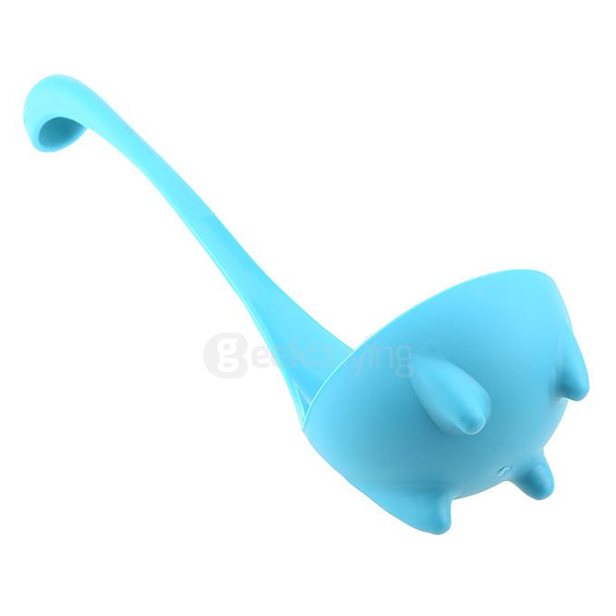 Creative Kitchen Appliance Loch Ness Monster PP Ladle Spoon - Blue
