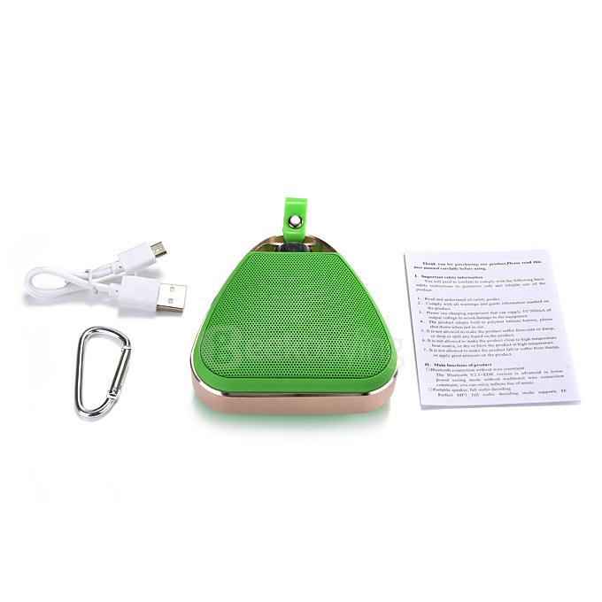 Peterhot PTH-17 Srereo Wireless Bluetooth Speaker Perfume Bottle Design With MIC Handsfree TF Card - Green