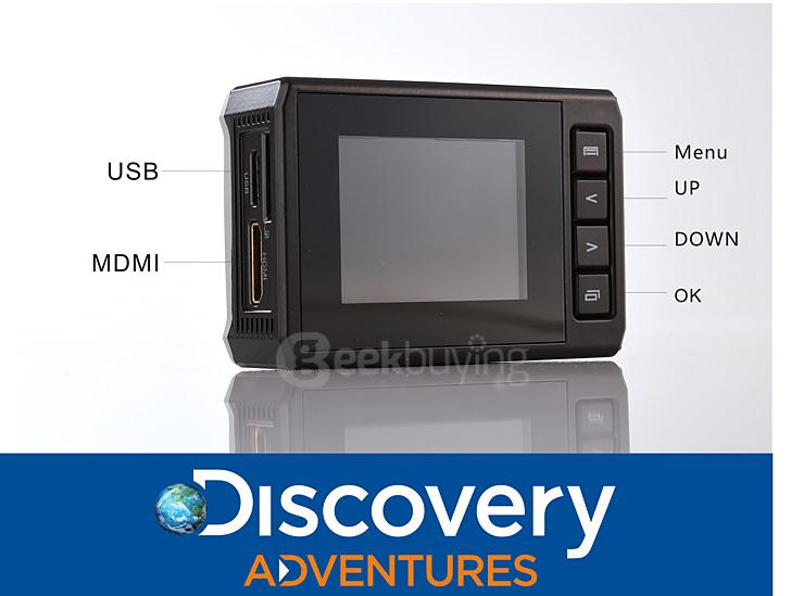 Discovery DS200 NTK 96655 1080P 30M Waterproof Action Camera with 1.5