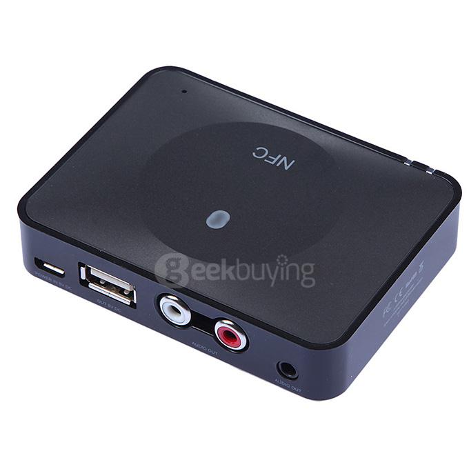 Seenda NFC Bluetooth Audio Receiver for Sound System / Bluetooth Receiver /Bluetooth HD Music Receiver - Black