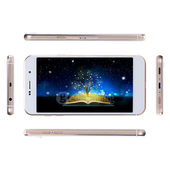 OUKITEL U6 5.0inch Dual Screen 64-Bit 4G LTE Android 5.1 1GB 16GB Smartphone 64bit MT6735 Quad Core 2.0/8.0MP E-ink Screen - White