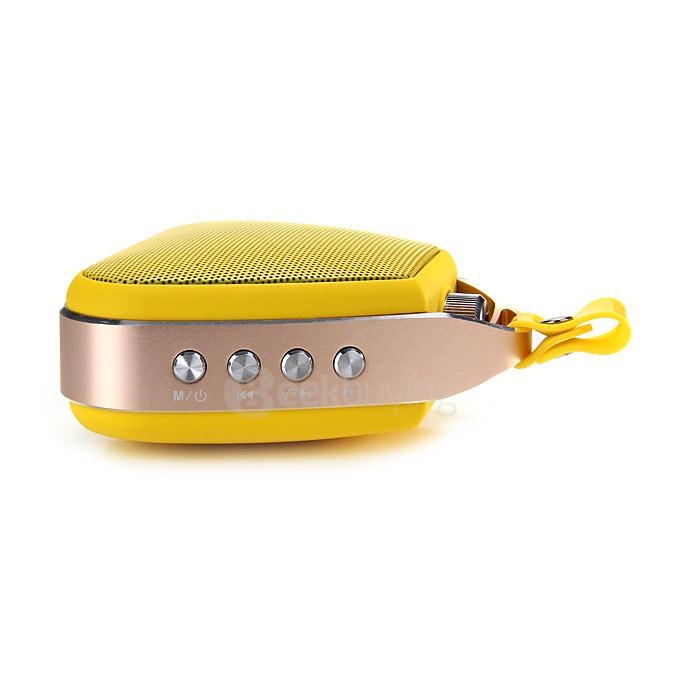 Peterhot PTH-17 Srereo Wireless Bluetooth Speaker Perfume Bottle Design With MIC Handsfree TF Card - Yellow