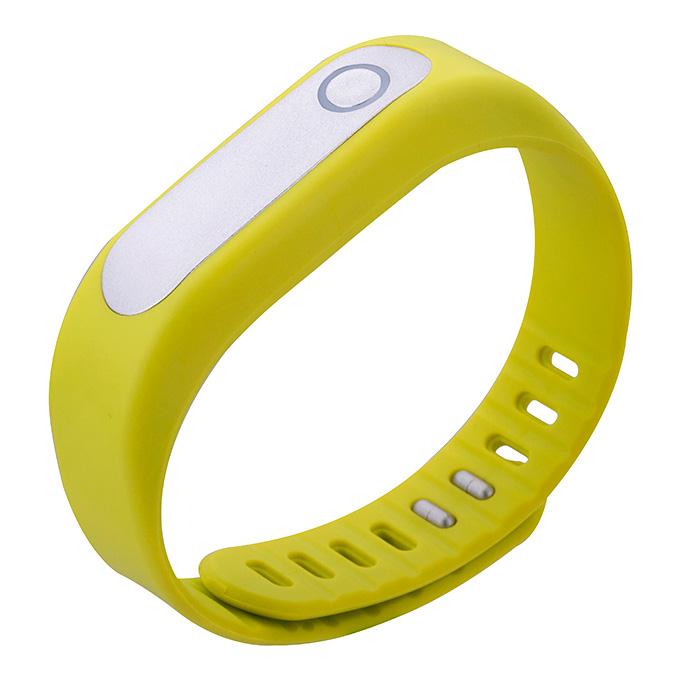 Mario Smart Sport Bracelet Bluetooth 4.0 Wristband Smartband Fitness Tracker Smart Watch for Iphone / Samsung - Yellow