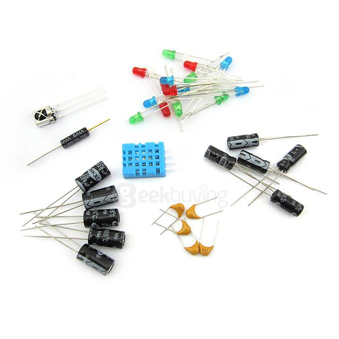 UNO R3 BreadBoard Advance Kit with Variety of Sensors/LCD Display Module/Tutorial for Arduino