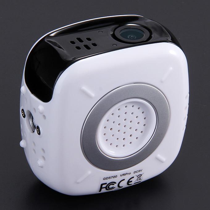 GD5700 Portable DV/DVR WiFi Remote Outdoor Camera 720P Video Recording & Two-way Audio - White + Black
