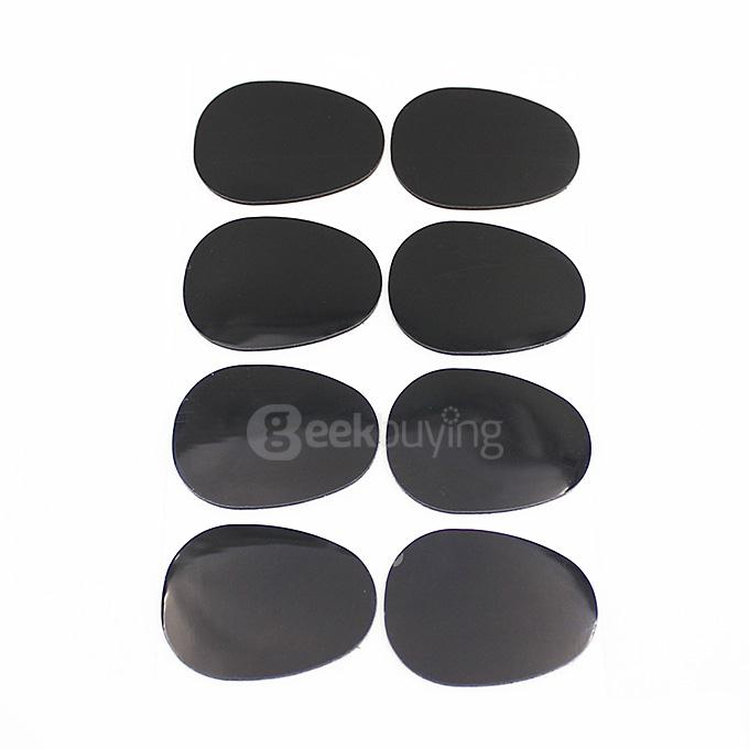 8Pcs Alto \Tenor Saxophone Mouthpiece Patches Pad Cushions 0.8mm Thickness - Black
