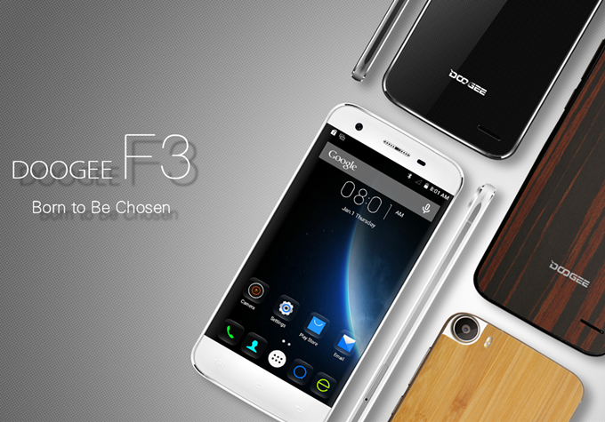 DOOGEE F3 Pro 4G 5.0Inch FHD Android 5.1 3GB 16GB Smartphone 64bit MTK6753 Octa Core Wood Shell 2.5D Corning Gorilla Glass - Bamboo