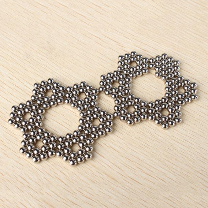 216Pcs 3mm Sliver DIY Neocube Magic Beads Magnetic Balls Puzzle