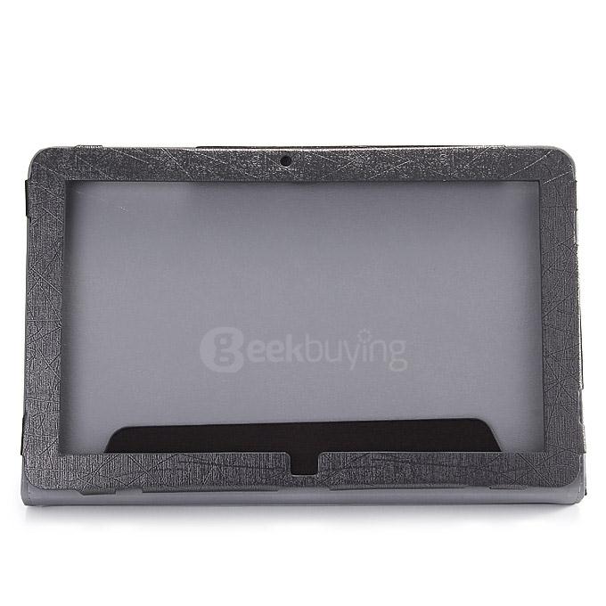 10.6 Inch PU Leather Stand Case Cover for CUBE i7 Stylus Tablet PC - Black