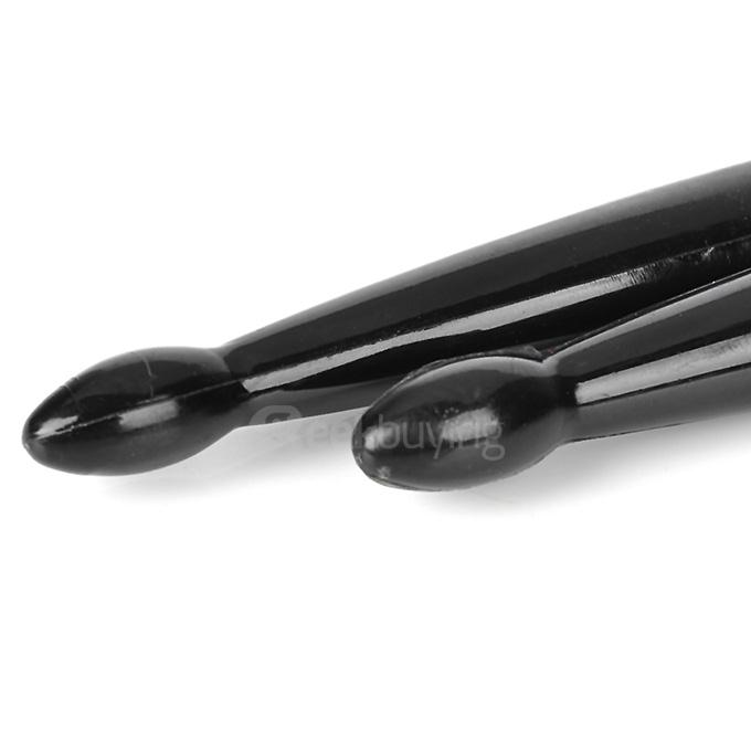 Genuine DRUM STICKS 5A Nylon Jazz Drum Sticks Instrument - Black