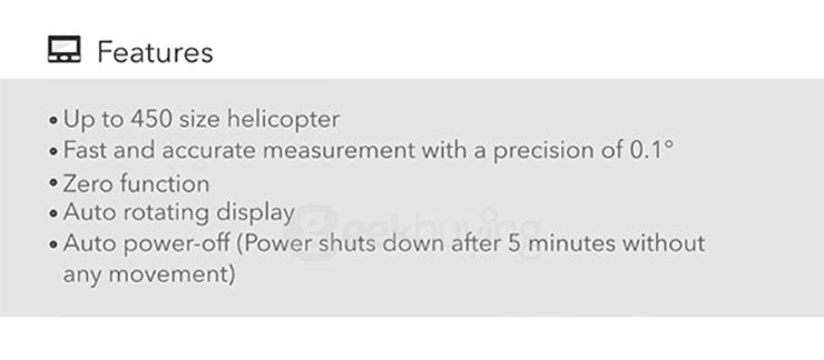 SKYRC Micro Digital Pitch Gauge For RC Models