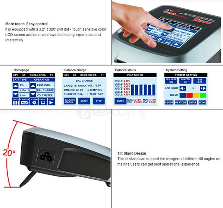 SKYRC T6755 AC/DC Touch Screen Balance Charger