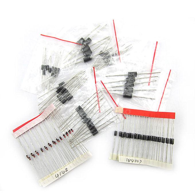 Universal Axial Schottky/Fast Recovery/Fast Switching/Rectifier Diodes (100 Pieces/Pack) for DIY Projects