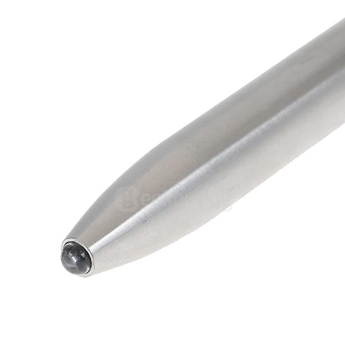 KX-903 Stainless Steel Mini LED Pen Light White Light Penlight Flashlight w/ Clip 1 xAAA
