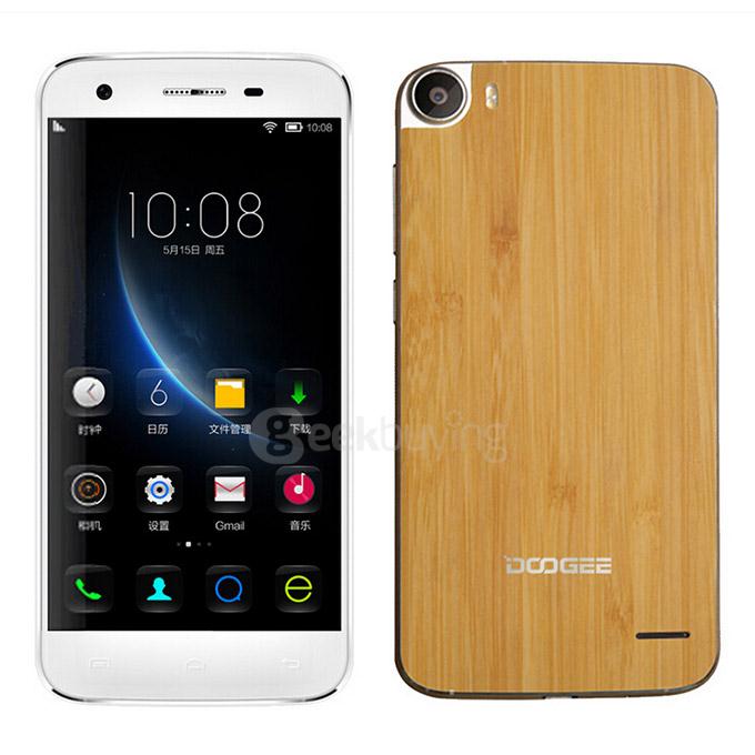 DOOGEE F3 Pro 4G 5.0Inch FHD Android 5.1 3GB 16GB Smartphone 64bit MTK6753 Octa Core Wood Shell 2.5D Corning Gorilla Glass - Bamboo
