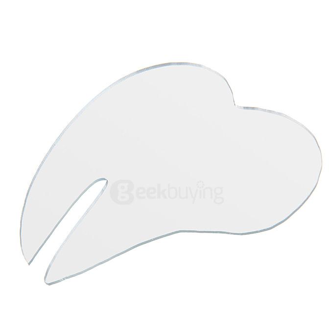 5 Pcs Fashion Flower Mirror Art DIY Wall Sticker Home Decal Decor - Silver