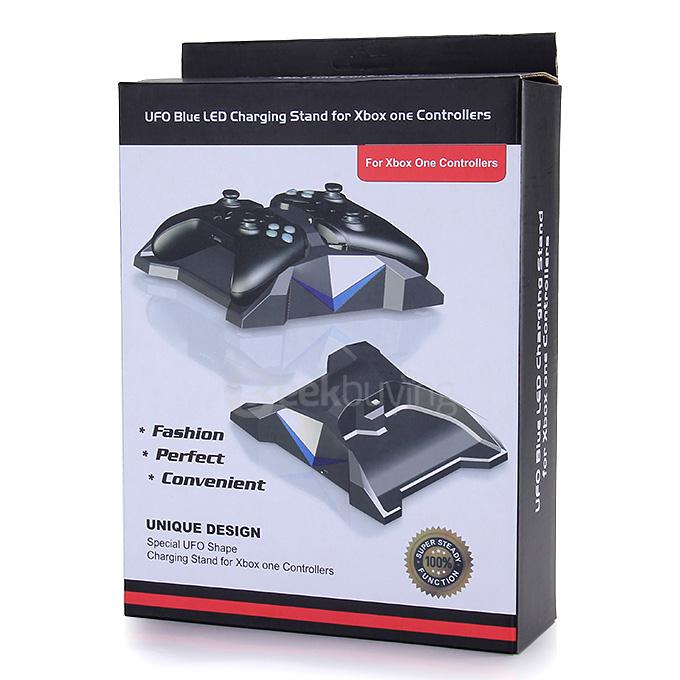 UFO Design LED Dual Charging Dock Charger Stand For Microsoft Xbox One Wireless Controller