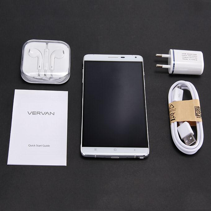 Vervan Vnote 5.7inch Android 4.4 1GB 16GB Smartphone MTK6592 Octa Core 1.7GHz 13.0MP S-Pen 3G/GPS IPS HD Screen - White
