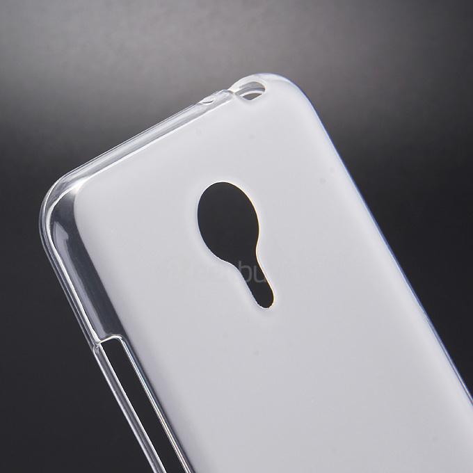 Protective Silica Gel Case Soft Back Cover for MEIZU MX5 Smartphone - Matte White