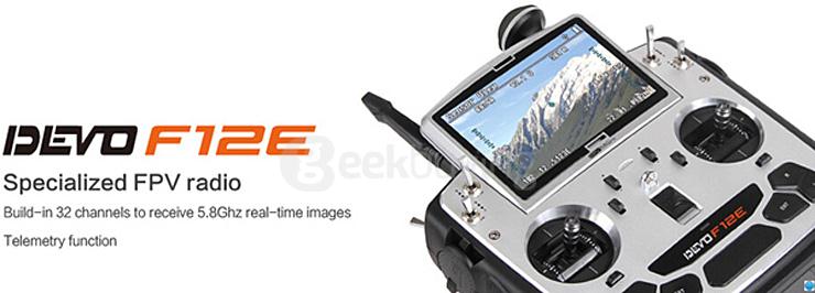 Walkera DEVO F12E FPV Transmitter 5.8Ghz 12CH Image Monitor