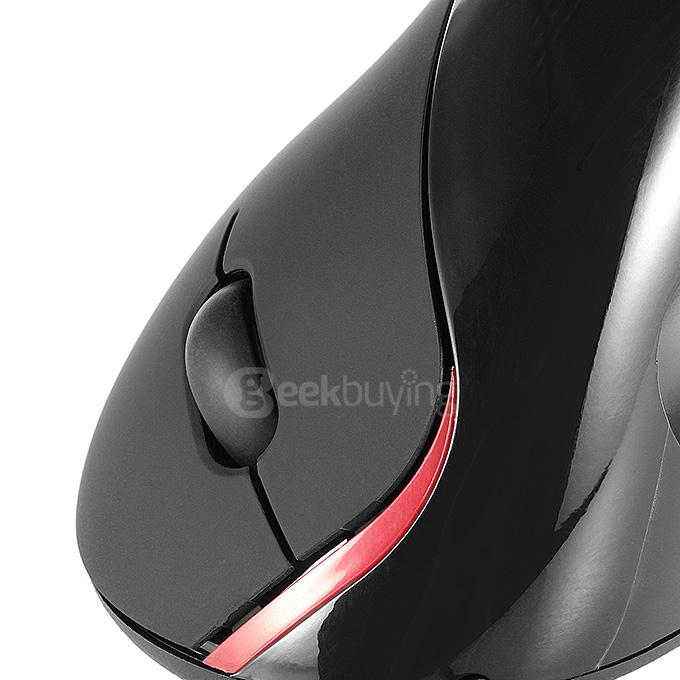 Special Vertical 5D Ergonomic USB Wired Mouse 800DPI - Black