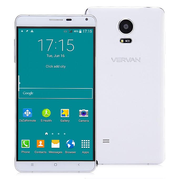 Vervan Vnote 5.7inch Android 4.4 1GB 16GB Smartphone MTK6592 Octa Core 1.7GHz 13.0MP S-Pen 3G/GPS IPS HD Screen - White