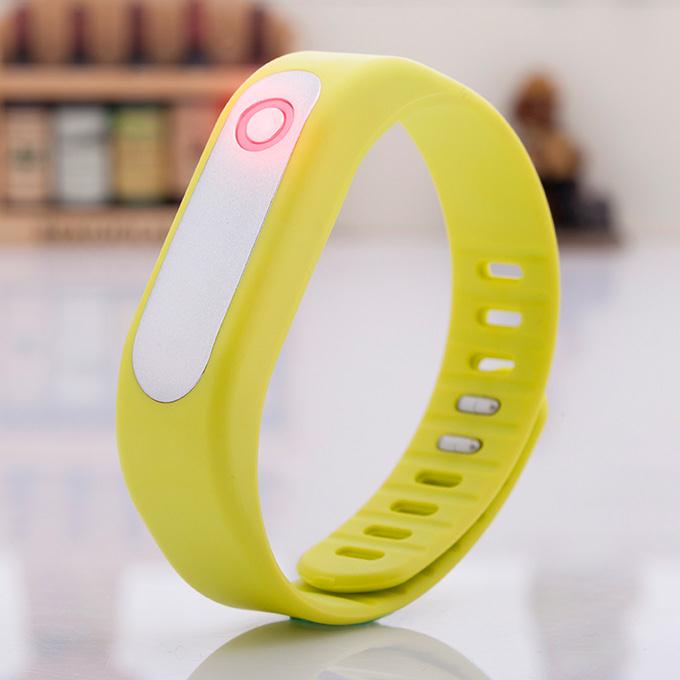 Mario Smart Sport Bracelet Bluetooth 4.0 Wristband Smartband Fitness Tracker Smart Watch for Iphone / Samsung - Yellow