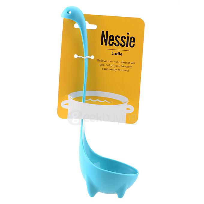 Creative Kitchen Appliance Loch Ness Monster PP Ladle Spoon - Blue
