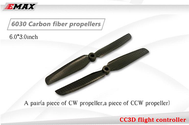 EMAX Nighthawk 250 Carbon Fiber Frame Combo CC3D MT2204 Motor 12A ESC