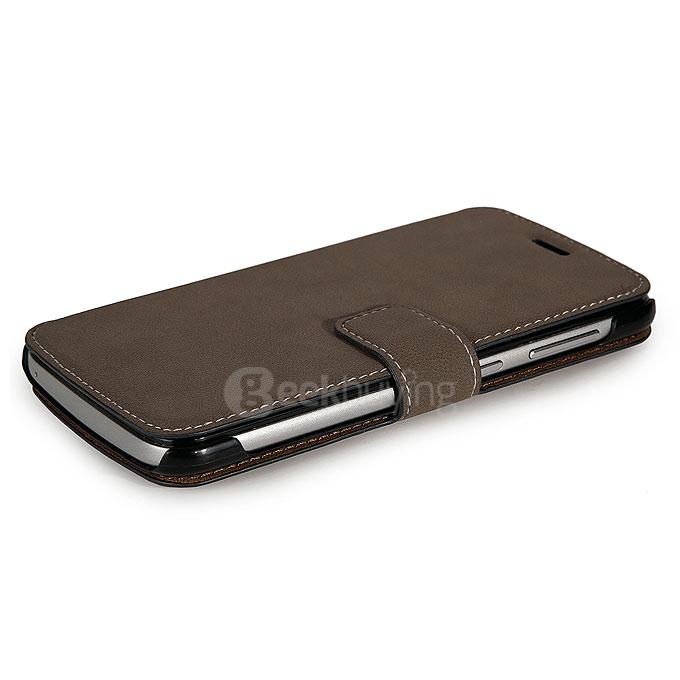 Original Cortex Flip Cover Protective Case for DOOGEE Y100 Pro 4G Smartphone - Brown