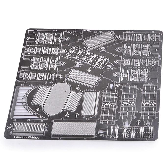 MINI DIY 3D Nanometal Model 3D London Bridge Puzzle - Silver