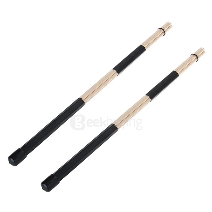 William WGS02 New Style Wood Bundle Drum Sticks - Black