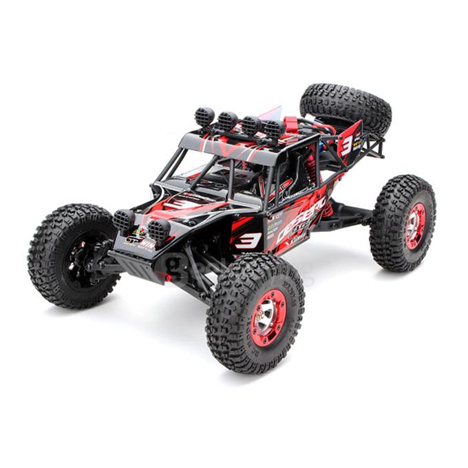 Feiyue FY03 Eagle-3 1/12 Off-Road Truck 2.4G 4WD Desert Safari Racer RC Car - Red