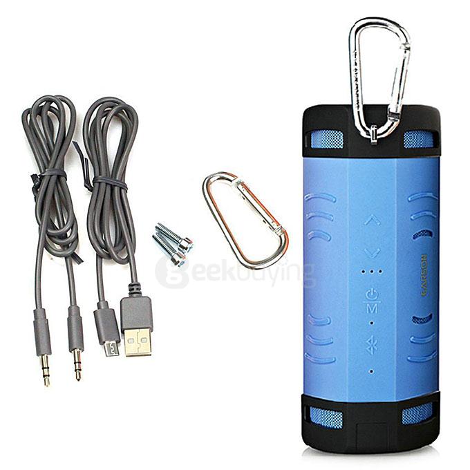 EARSON E160 Wireless Bluetooth Speaker Super Bass Stereo With SD TF Card Slot for iPhone / Samsung - Blue