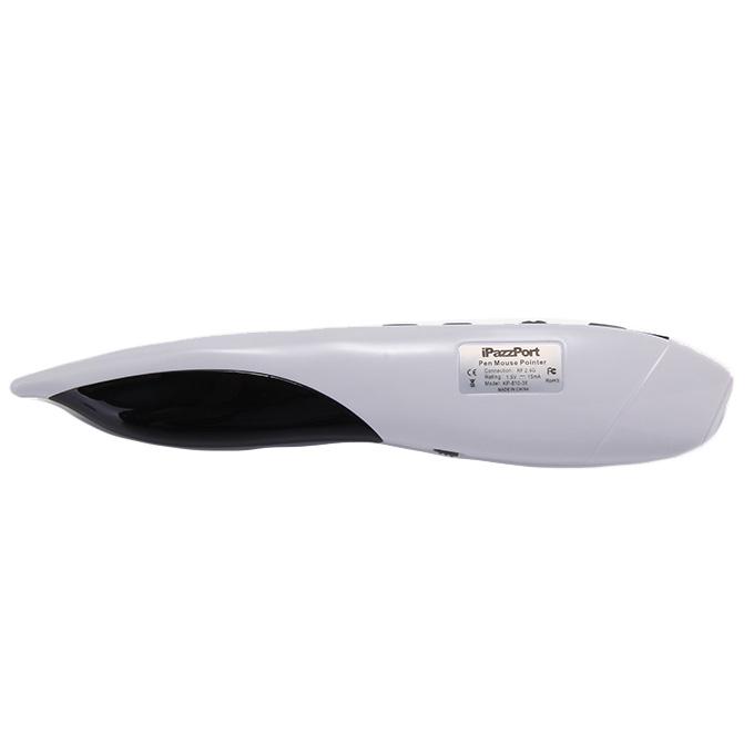 KP-810-38 Multi-function Integrated 2.4G Wireless Pen Mouse Laser Pointer - White + Black