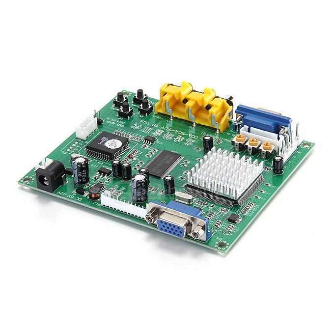 GBS-8200 CGA/EGA/YUV To VGA Converter Platine Board Auf VGA Output