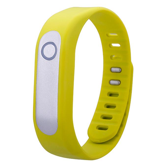 Mario Smart Sport Bracelet Bluetooth 4.0 Wristband Smartband Fitness Tracker Smart Watch for Iphone / Samsung - Yellow