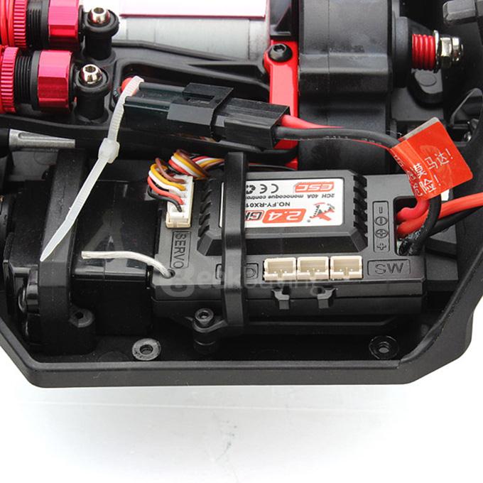Feiyue FY03 Eagle-3 1/12 Off-Road Truck 2.4G 4WD Desert Safari Racer RC Car - Red