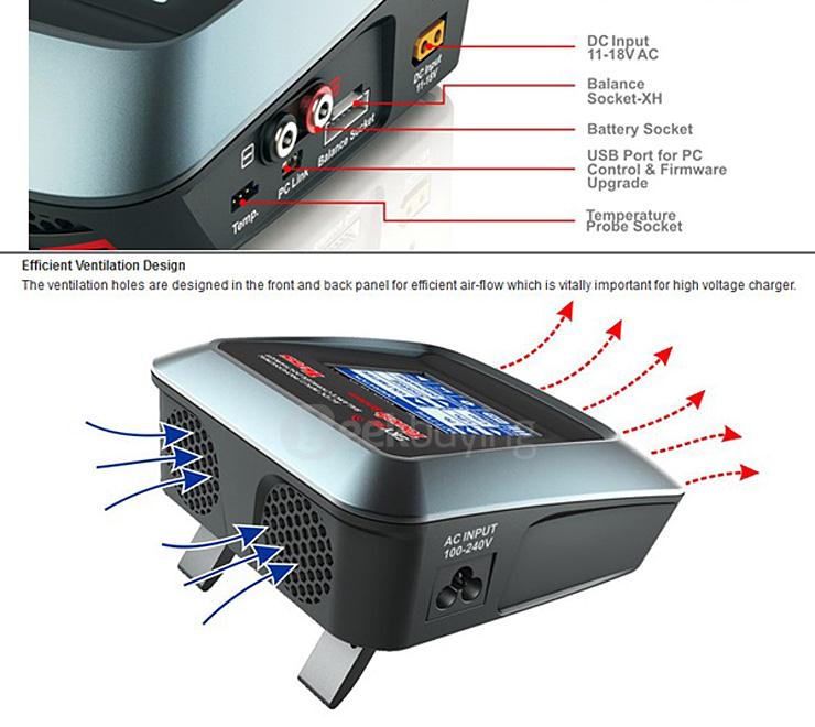SKYRC T6755 AC/DC Touch Screen Balance Charger