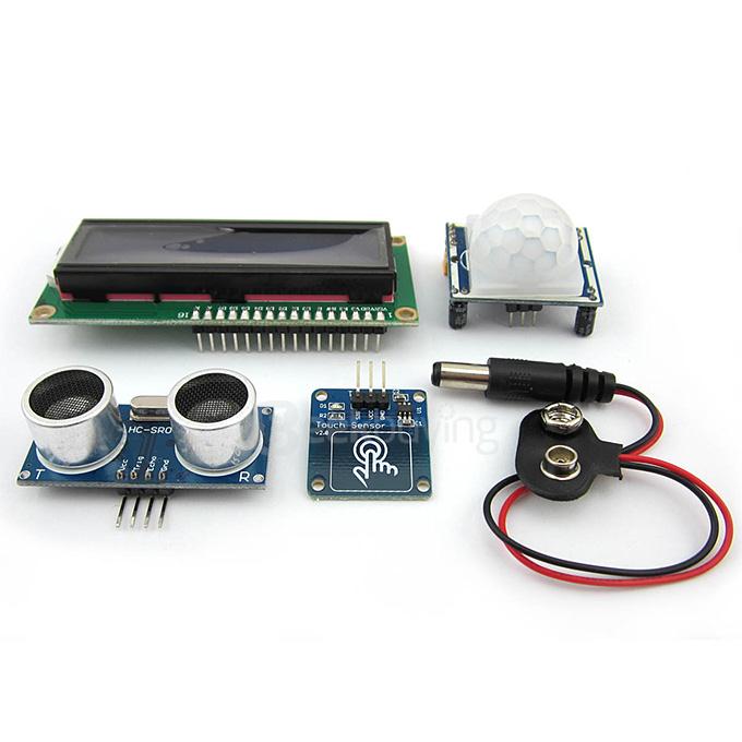 UNO R3 BreadBoard Advance Kit with Variety of Sensors/LCD Display Module/Tutorial for Arduino