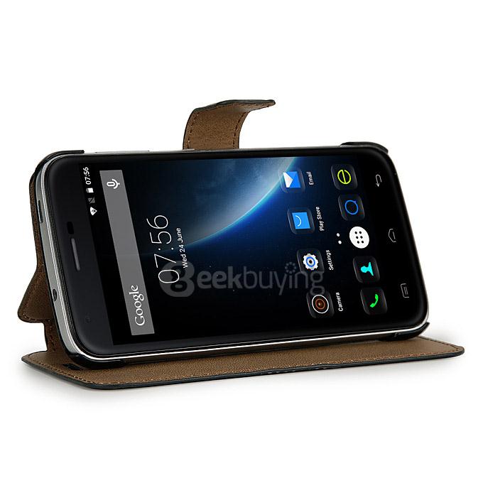 Original Cortex Flip Cover Protective Case for DOOGEE Y100 Pro 4G Smartphone - Brown