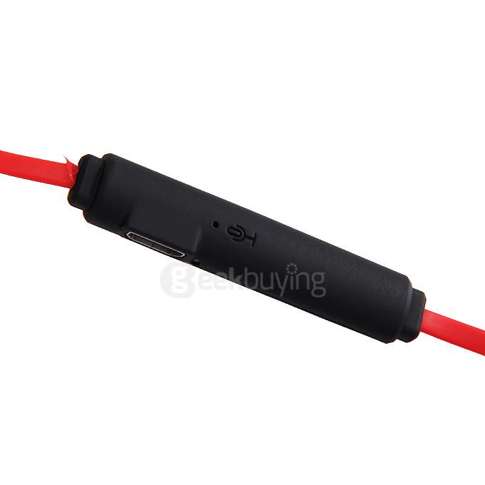 IP55 Wireless Bluetooth Earphone CSR 4.1 Voice Prompt Multipoint Music Headset Stereo Sports Earpiece with MIC - Red