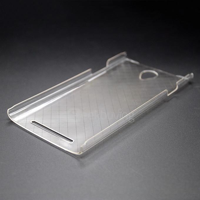 Original Hard Cover Back Case for LEAGOO Elite 5 Smartphone - Transparent